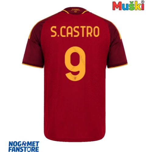 AS Roma Santiago Castro #9 Domaci Dres 2026-27 Kratak Rukav